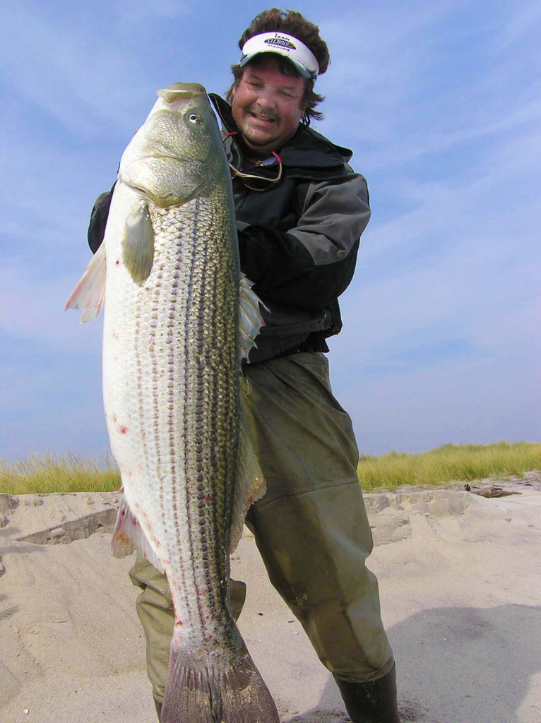 Rich Swisstack with a big bass from the daytime blitz referred to in the article. 