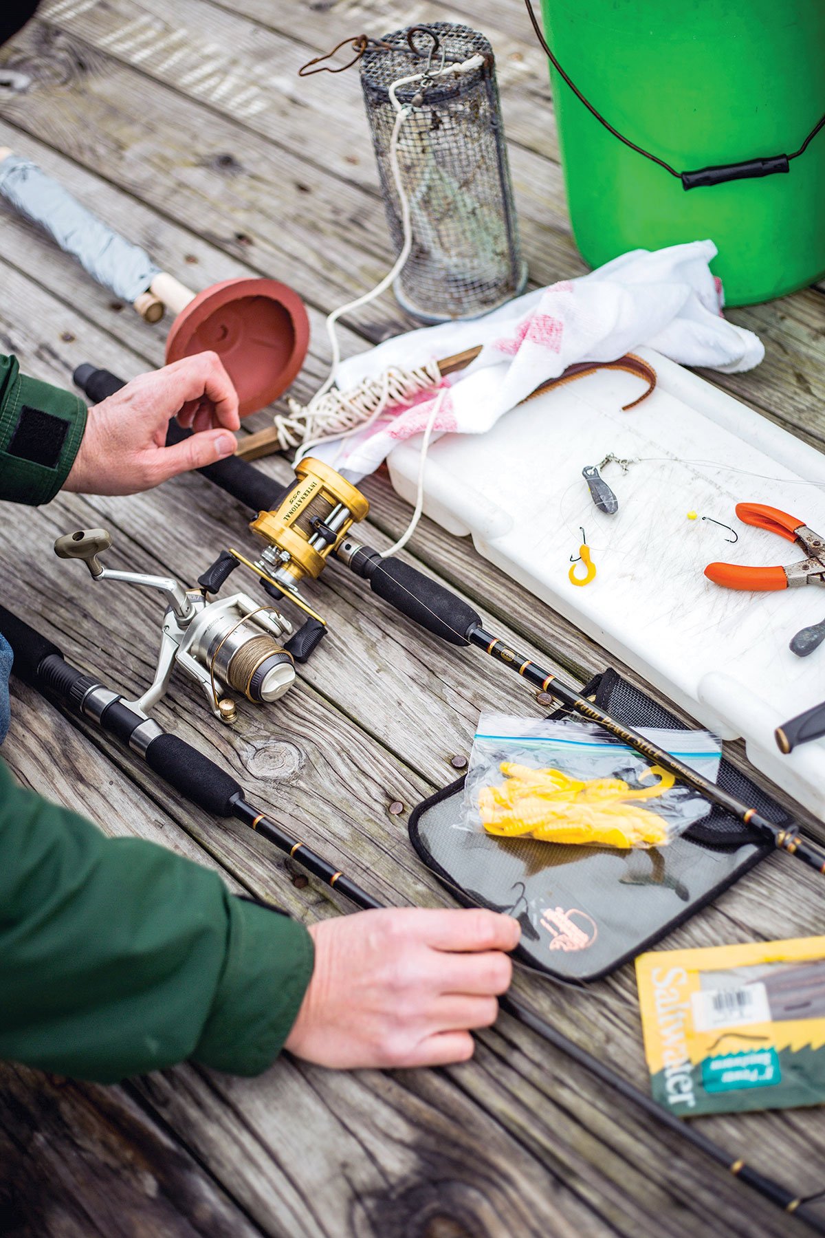 Winter Flounder Shore Thing Yellow Rigs