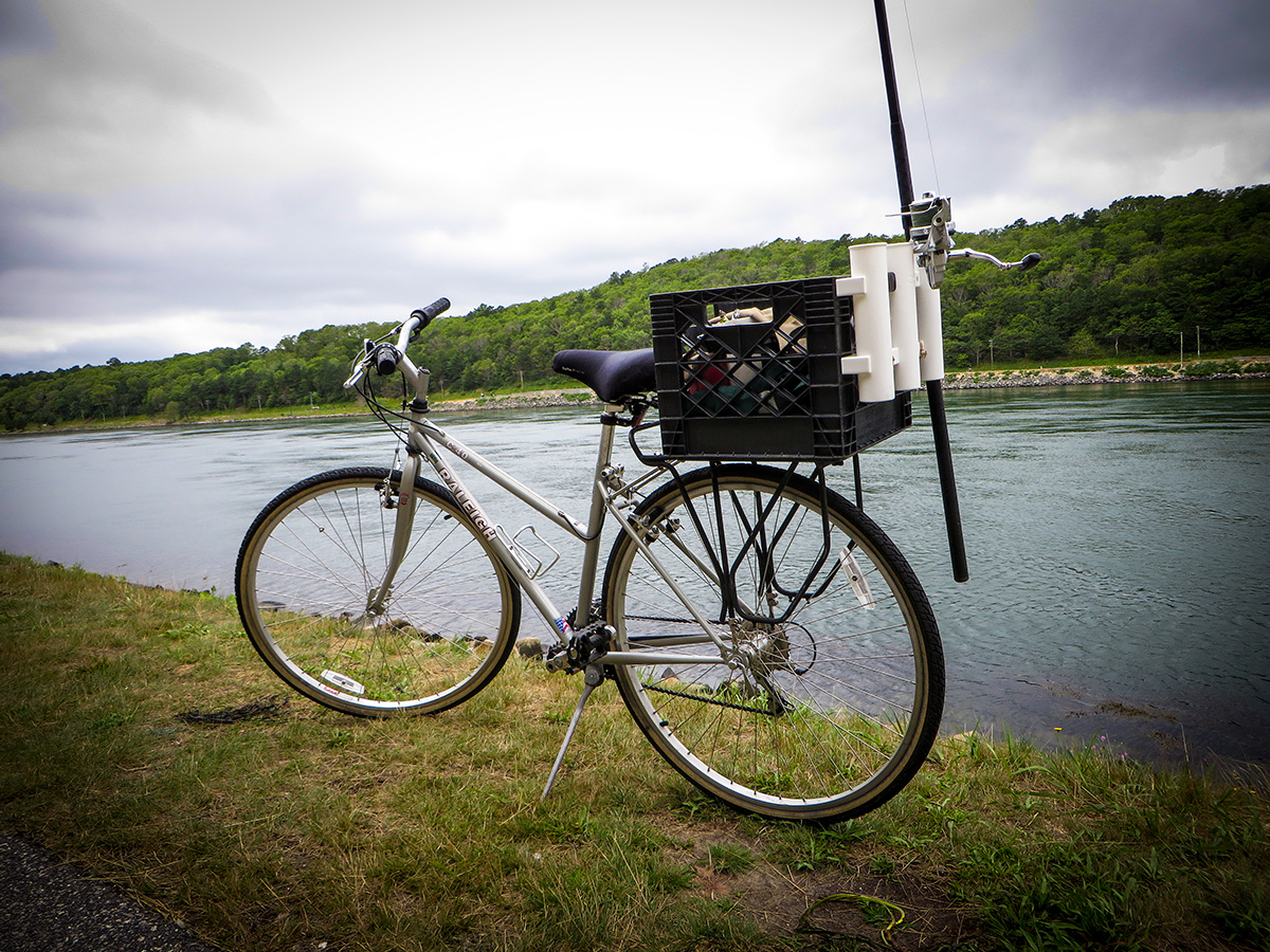  Bike Fishing Rod Holder - Secures Fishing Pole to