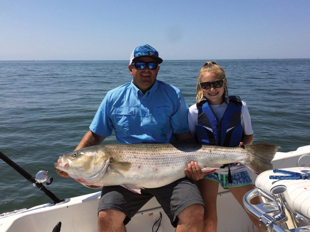2018 3 Stripers Musing With Fifties Catch