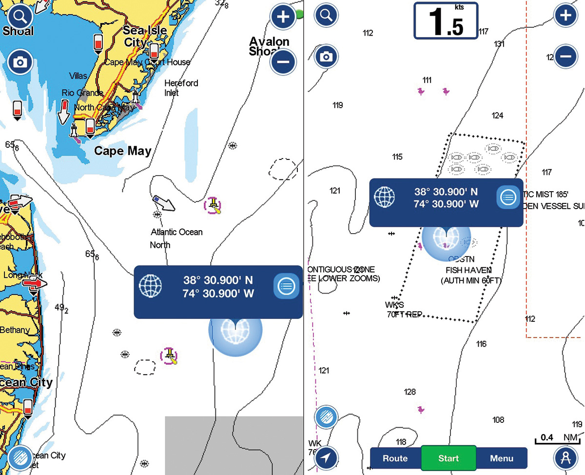 2018 11 Twin Capes Ferry Map