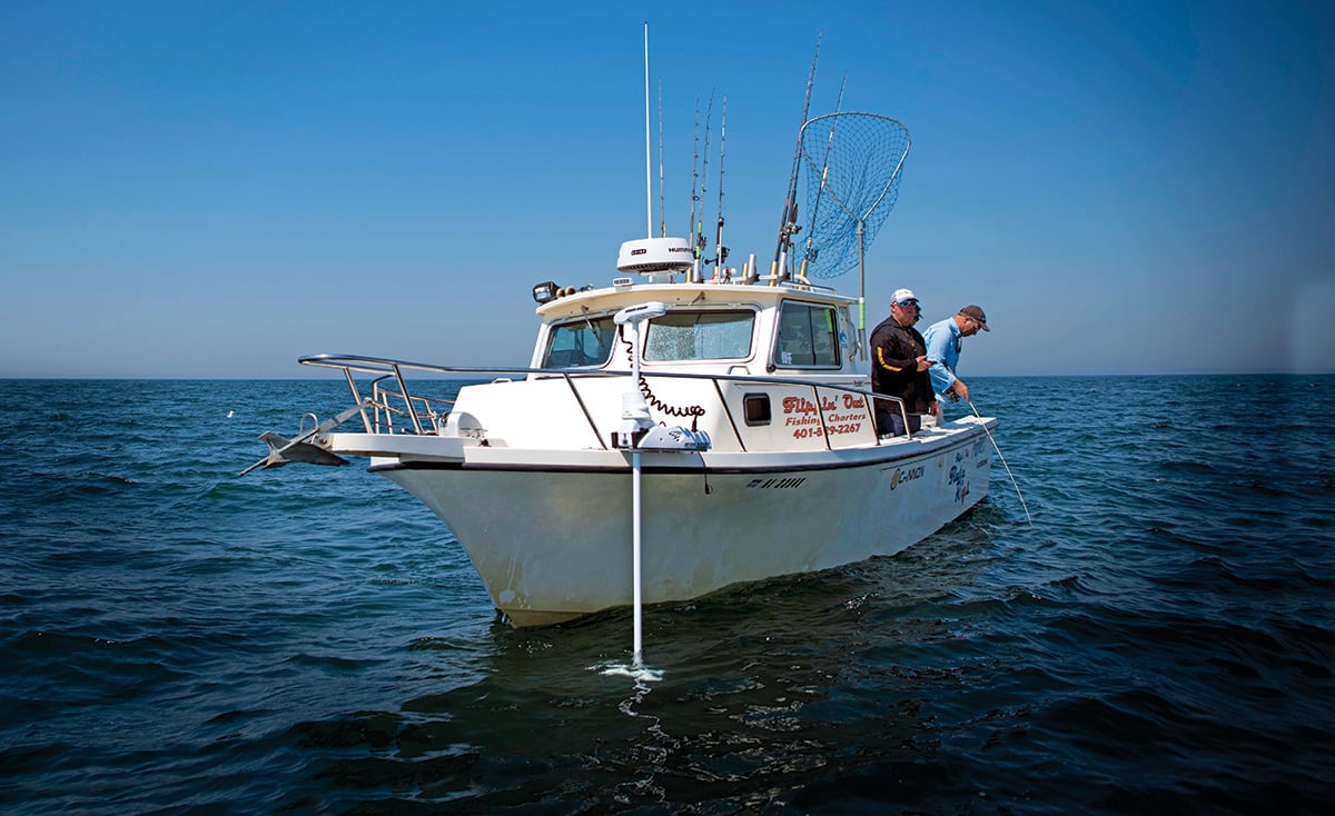 trolling motor on sailboat