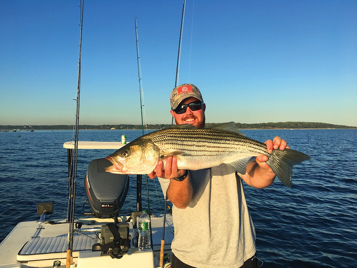 2018 5 Baiting For Stripers Catch