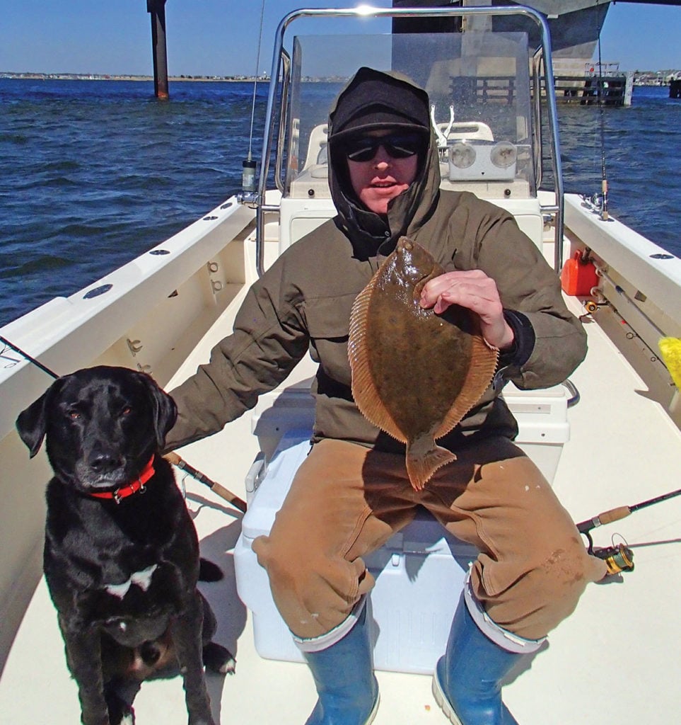 2019 2 Winter Flounder Prep With Dog