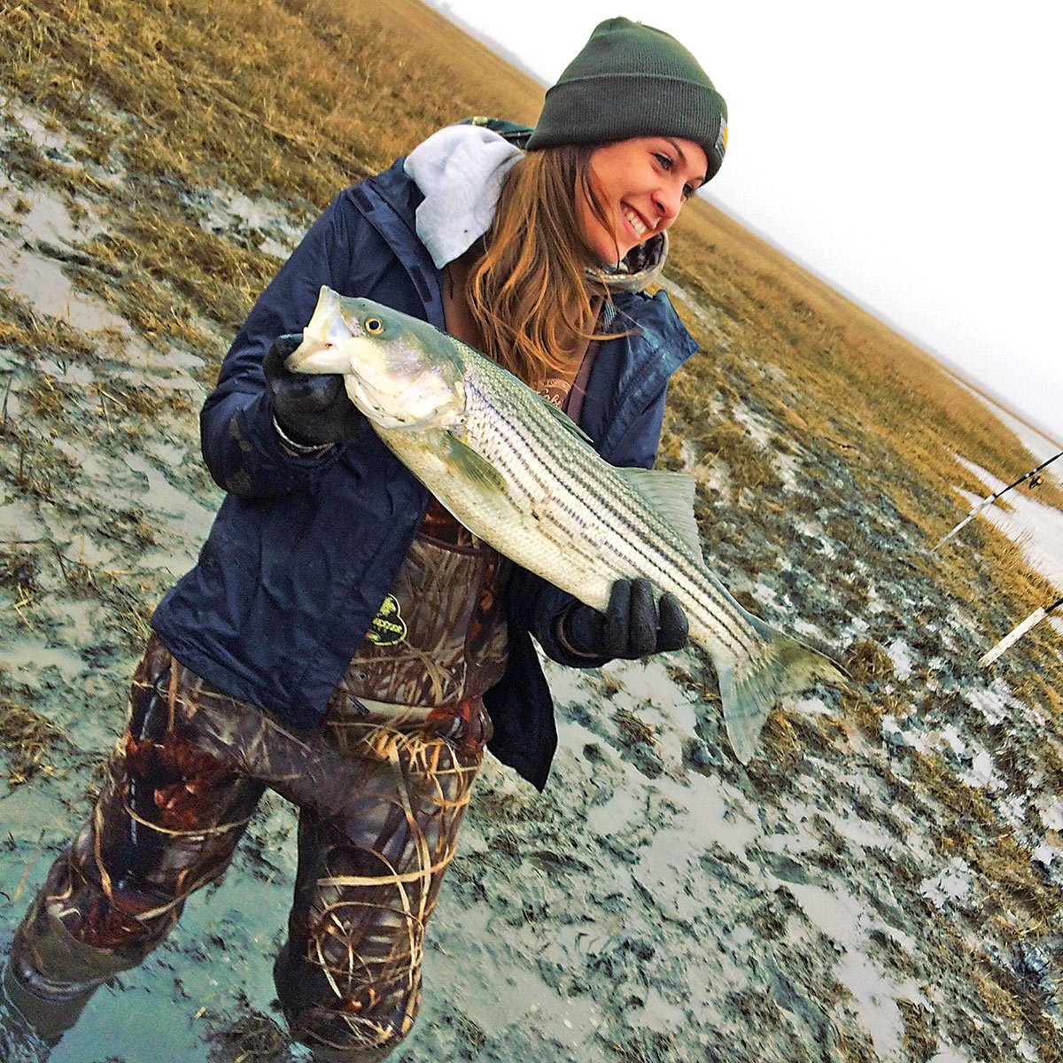 2019 4 Creek River Bay Stripers MUDDY FLATS