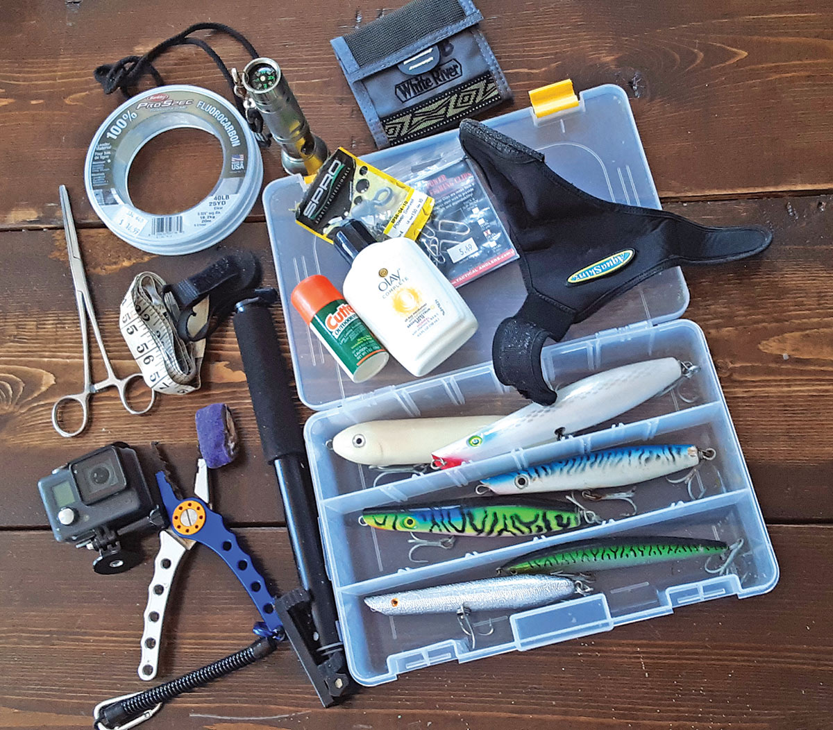 Collection of fishing gear