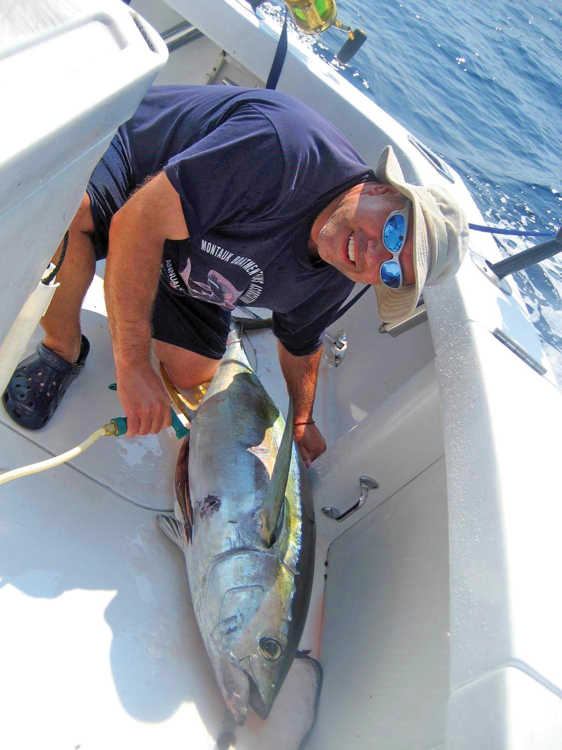 Man all smiles with his huge catch