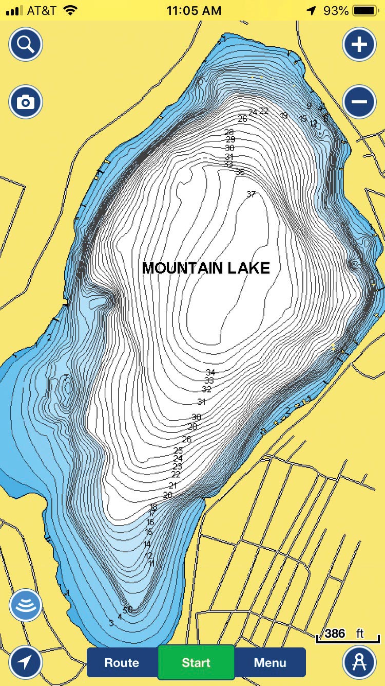 Mountain Lake chart image 