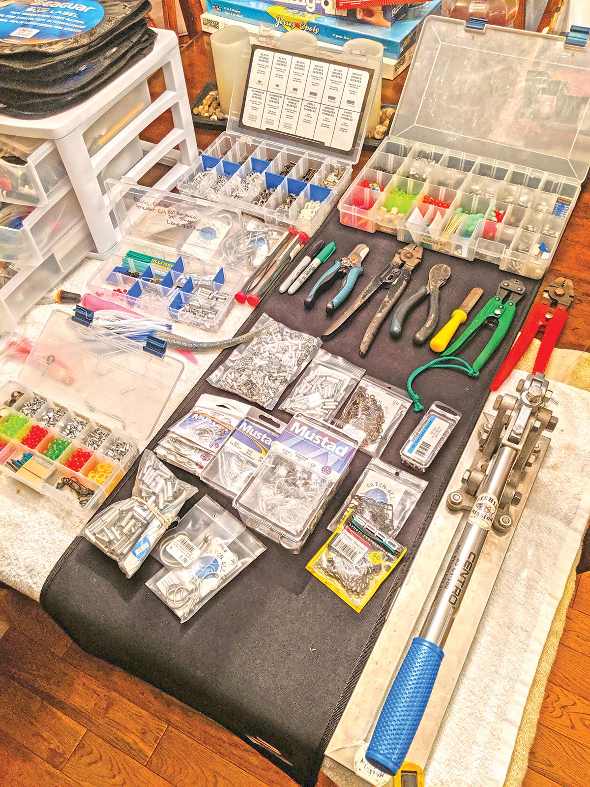 Organized rigging kits are essential to making sure you have the proper gear