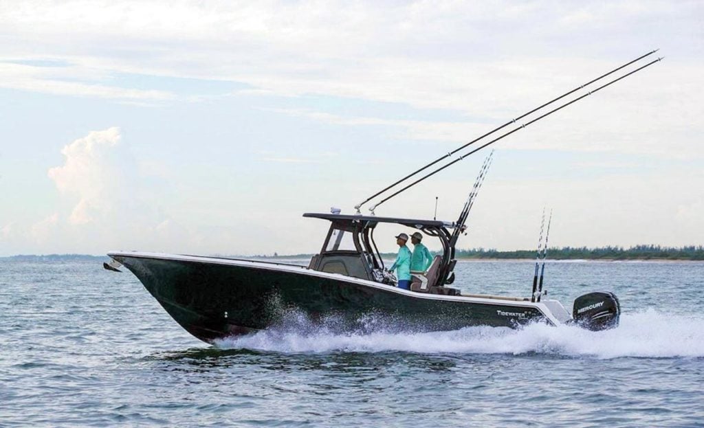 Tidewater 320 Center Console running