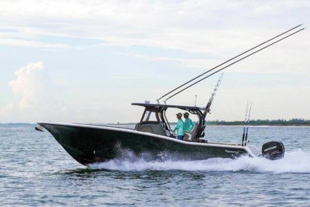 Tidewater 320 Center Console running
