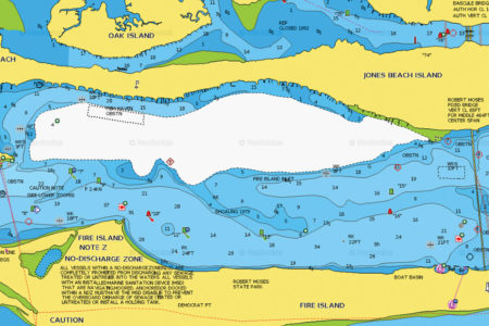 Map of OAK BEACH Shoreline