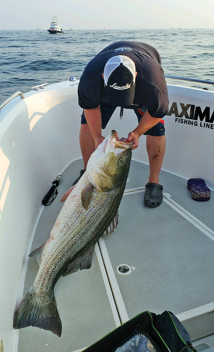 Block Island is the epicenter of big bass activity.