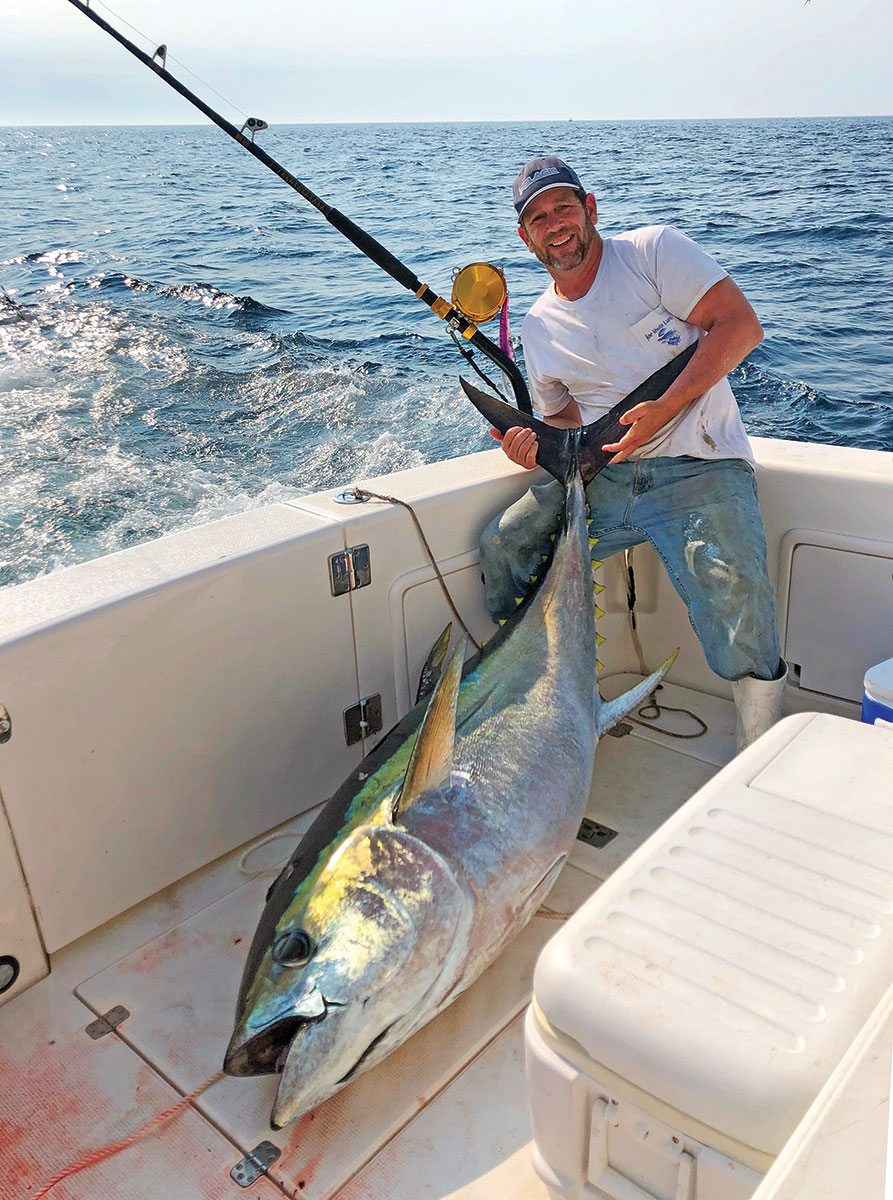 Rich Nolan bested this 225-pound bigeye during a day trip to the Canyon.