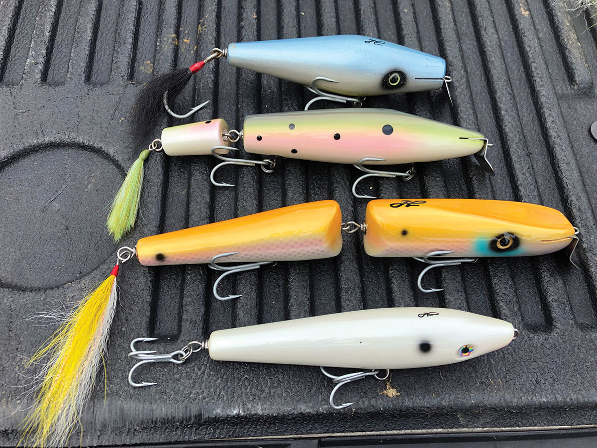 JP swimmer, CCW jointed, JP jointed, and JP spook.