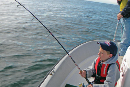 The boy loved to fish and wanted nothing more than to spend the entire two weeks fishing for stripers on his family’s vacation to Sakonnet.