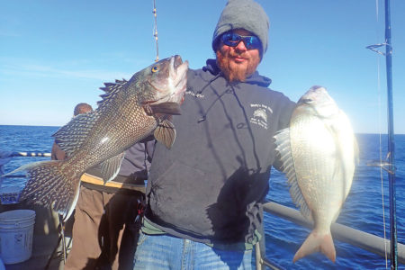 December is a hot month in the Garden State for party boat action targeting tasty wreck favorites like black sea bass and porgies.