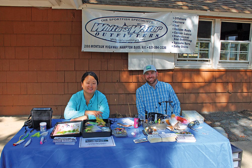 Captain Amanda Peterson’s fish cleaning demonstration was a big hit at the Expo. 