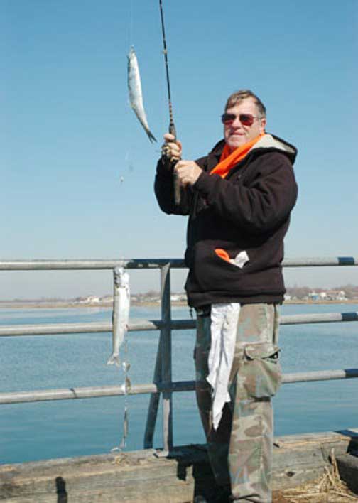 Magnolia Pier in Long Beach is one of the more popular locations for herring on Long Island.