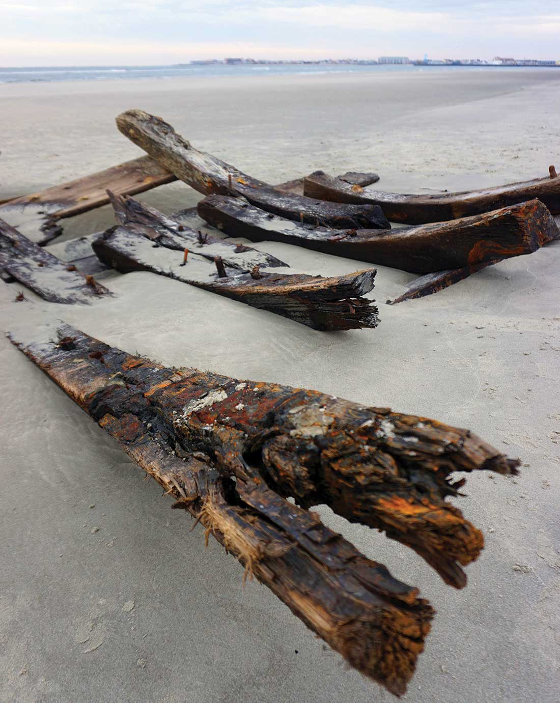 Cape May county waters hold plenty of historic secrets, which occasionally become visible to the naked eye, as was the case in 2018 when what was believed to be the wreck of the DH Ingraham appeared along the beach at Wildwood. 