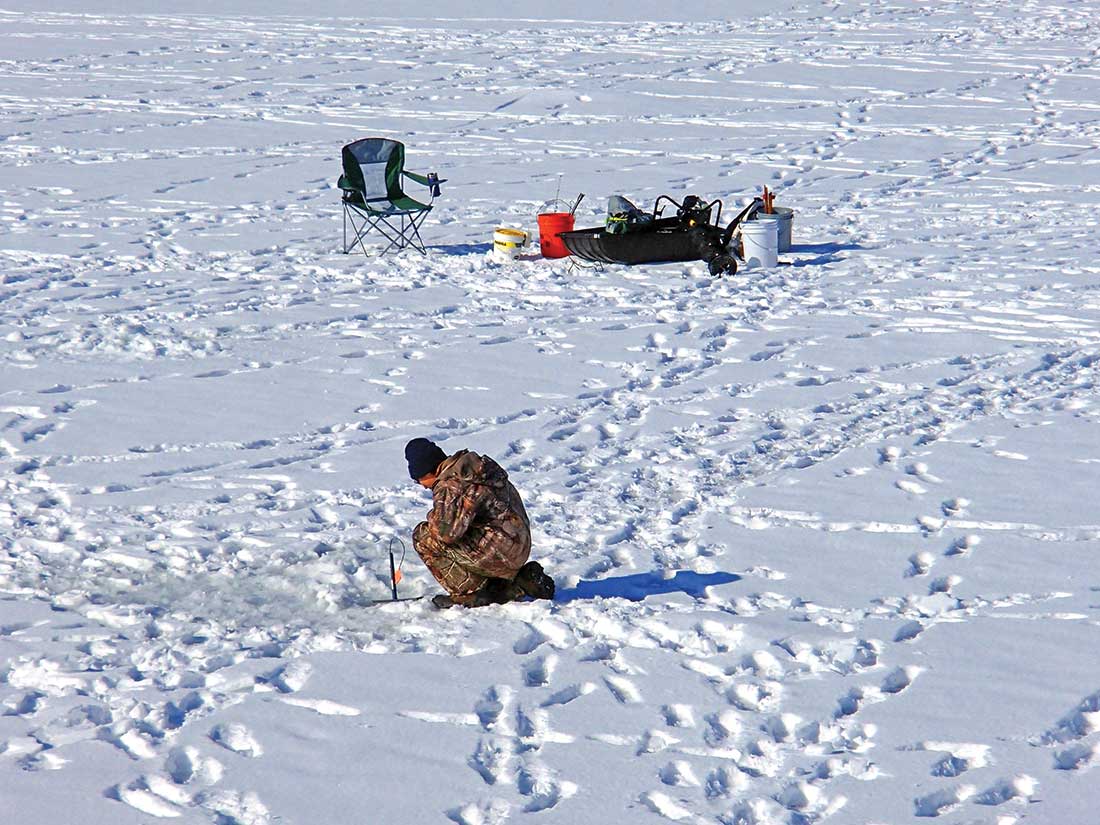 The only thing stopping hardcore anglers from hitting the ice this month, could be the ice itself. Be prepared for a deep freeze so you’re ready to target the monsters beneath the ice.