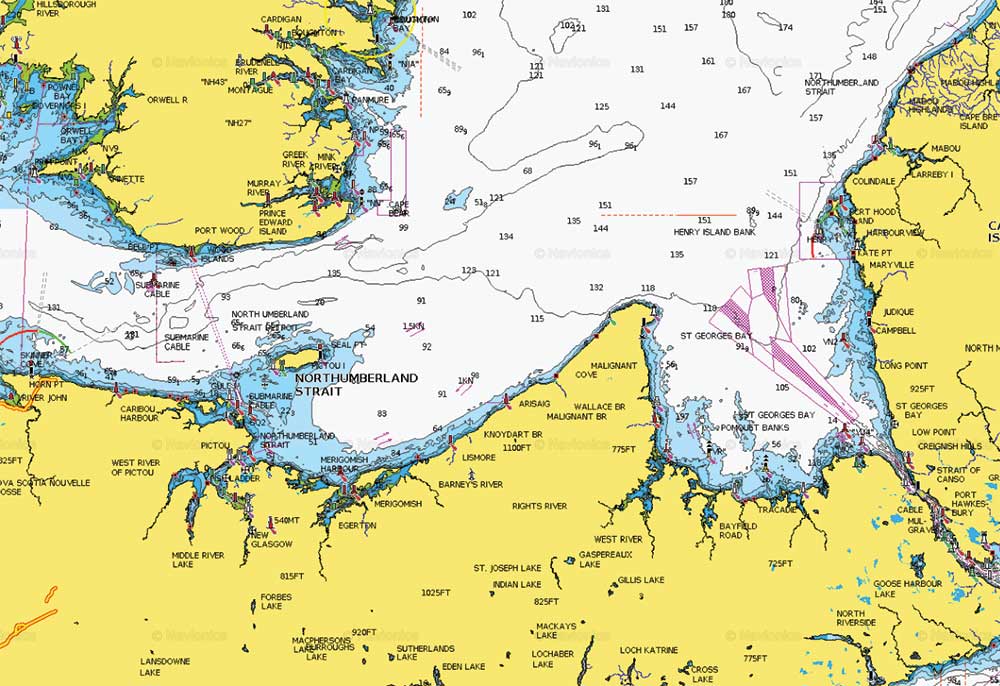 Chart courtesy of Navionics