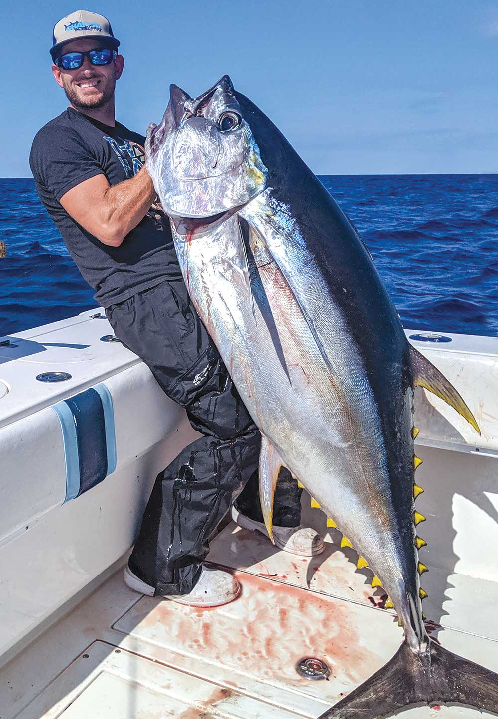 This husky bluefin fell to a Chatter Side Tracker.