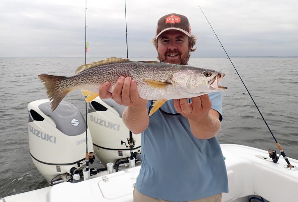 Light tackle is the key to being successful with weakfish.