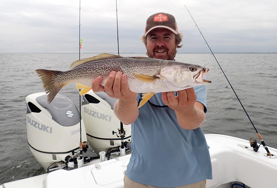 Light tackle is the key to being successful with weakfish. 