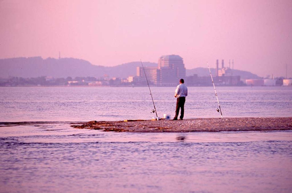 Certain shore spots
