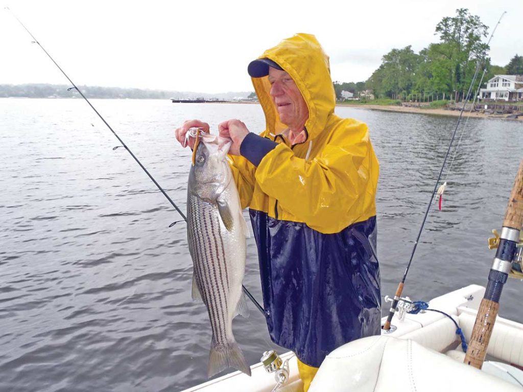 Light bucktails with skinny pork rind