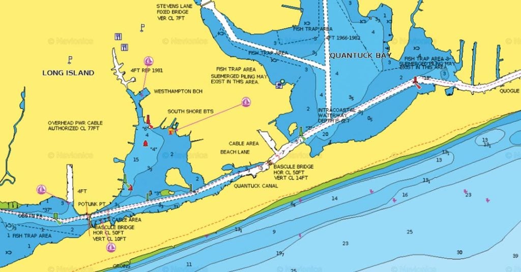 Chart courtesy of Navionics.