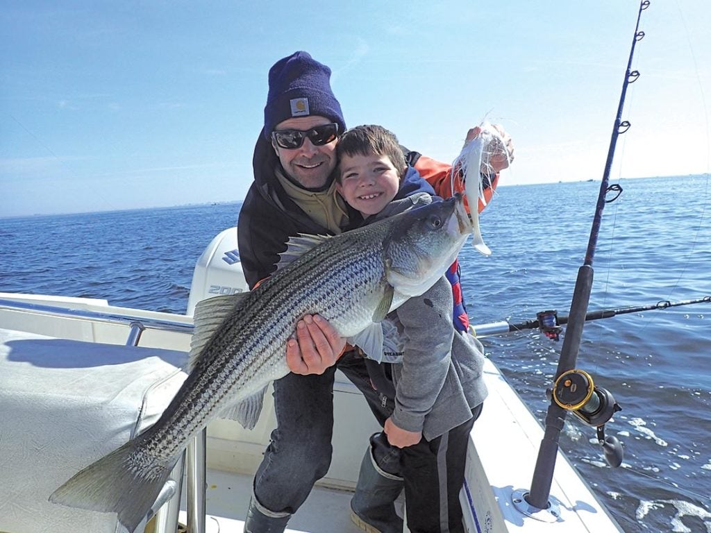 The author and his son Michael
