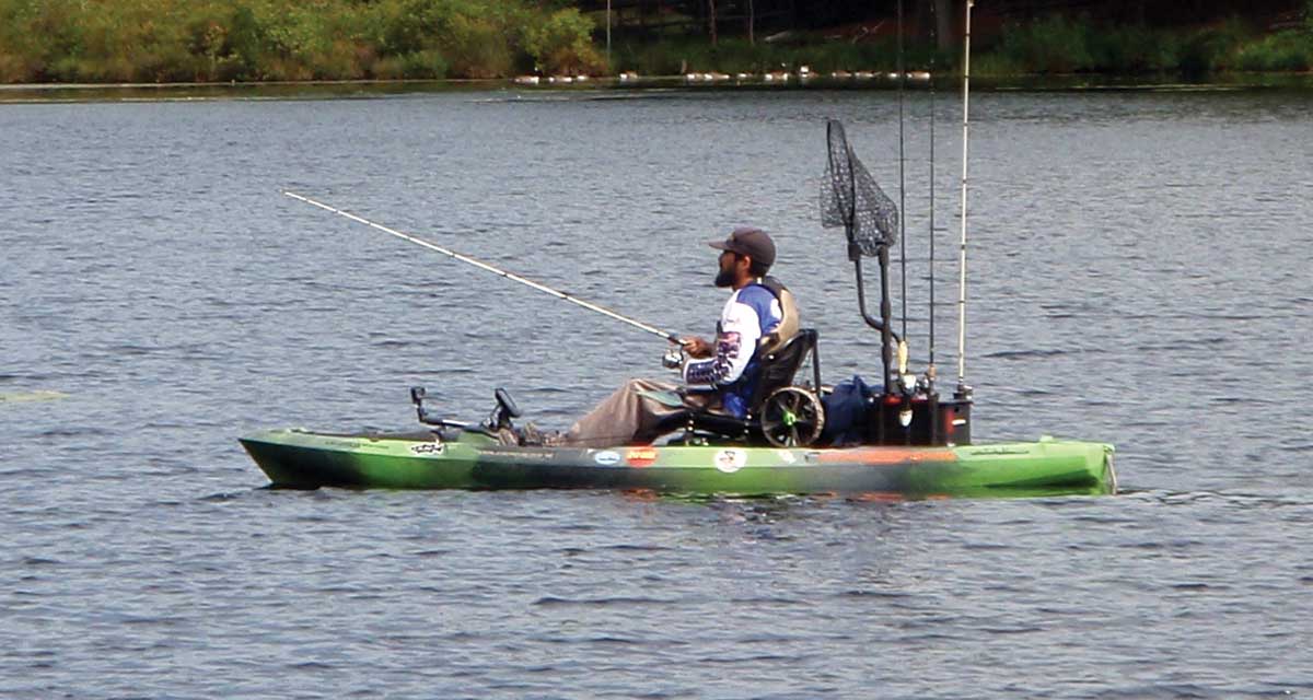 A properly outfitted kayak