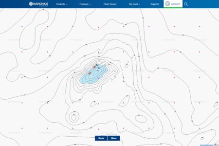 Chart courtesy of Navionics