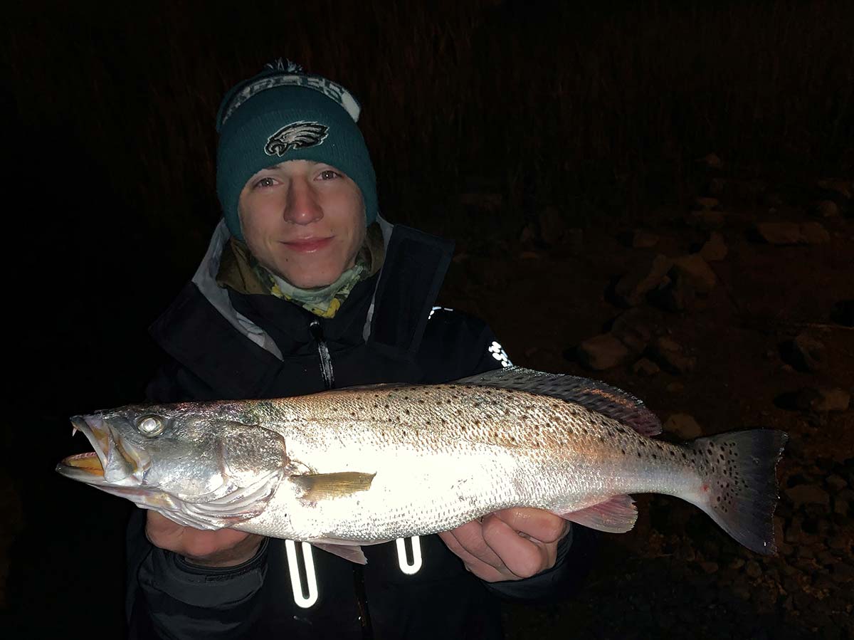 Jake Ruczynski’s first speckled trout trip