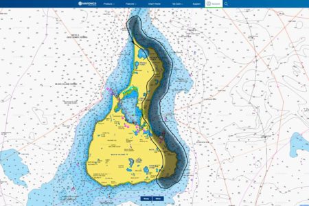 Courtesy of Navionics.