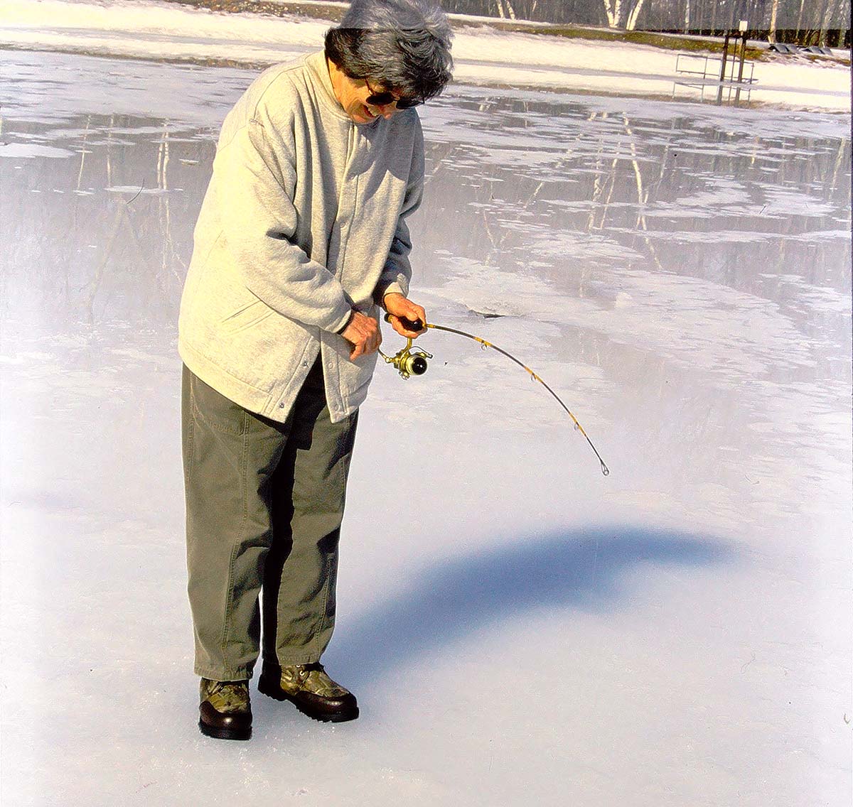 Jigging is a good way to find fish