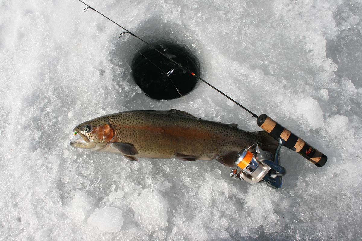 ice fishing