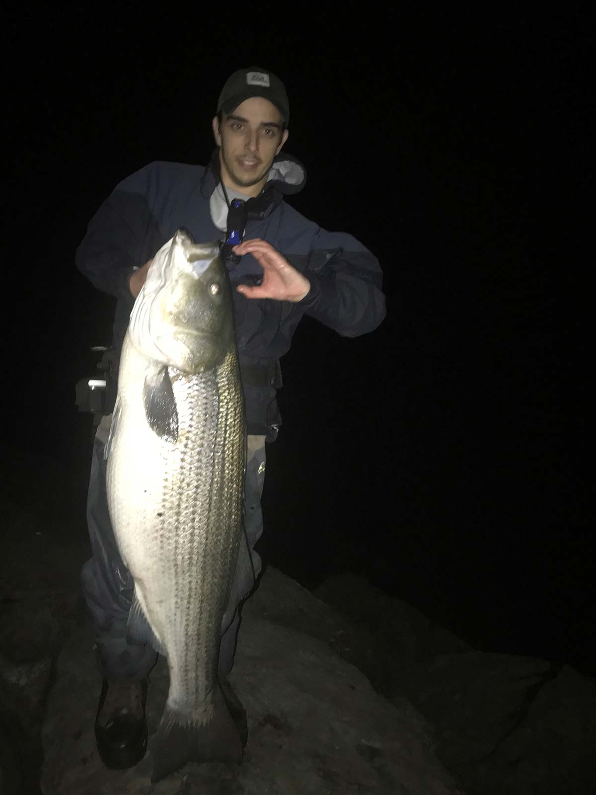 Andrea Caruana won the Surf Rats Ball tournament with his impressive 48-pound bass.