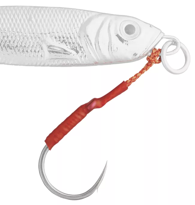 Fishing Hooks KATYUSHA Metal Jig Tail Assist Hooks 11 19# With PE Line  Feather Solid Ring Jigging Fishhook For 5 80g Lure Fishing Hooks P230317  From Mengyang10, $11.71