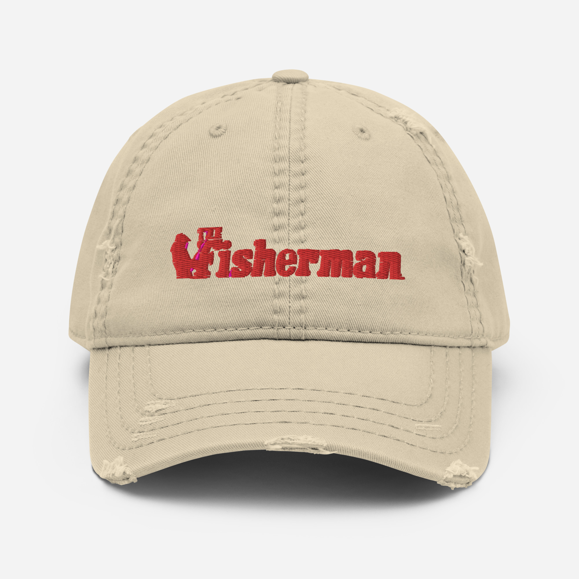 Distressed Dad Hat - The Fisherman