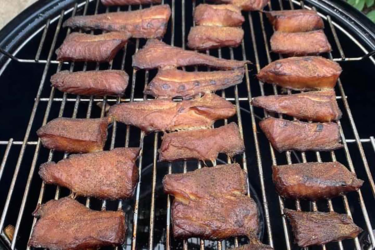 From The Galley: Beer Brine Smoked Bluefish