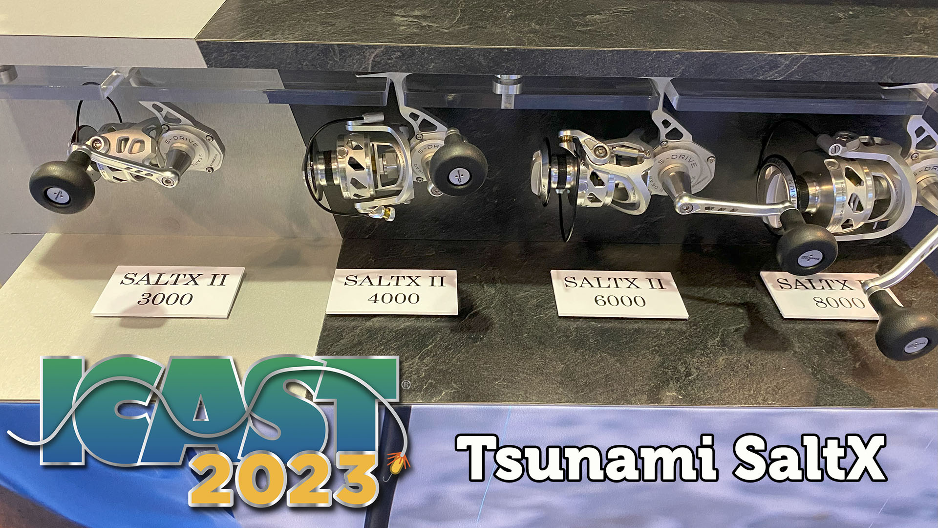 ICAST New Product Review- Tsunami SaltX Reels - The Fisherman