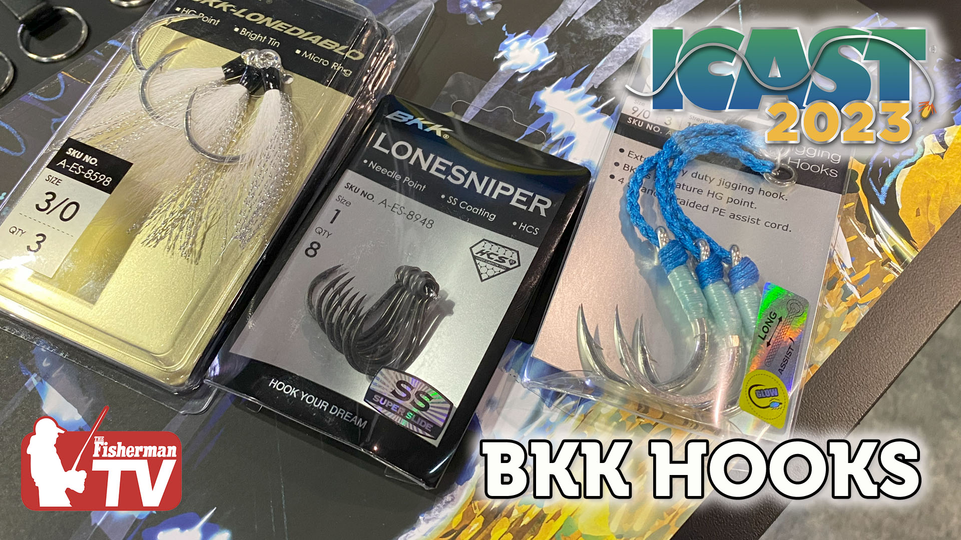 ICAST New Product Review- New From BKK Hooks - The Fisherman