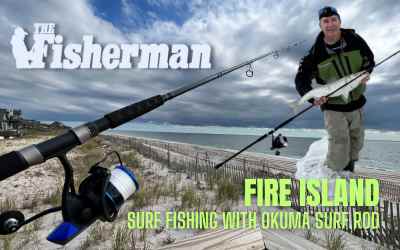 Okuma Rockaway Travel Surf Rod Review on Fire Island - The Fisherman