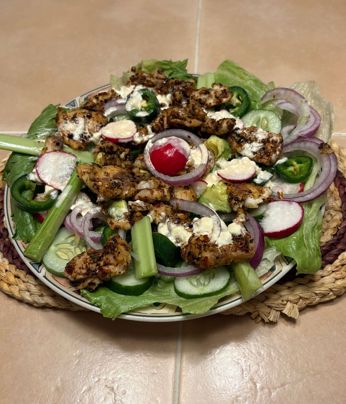 Spicy-Blackfish-Salad