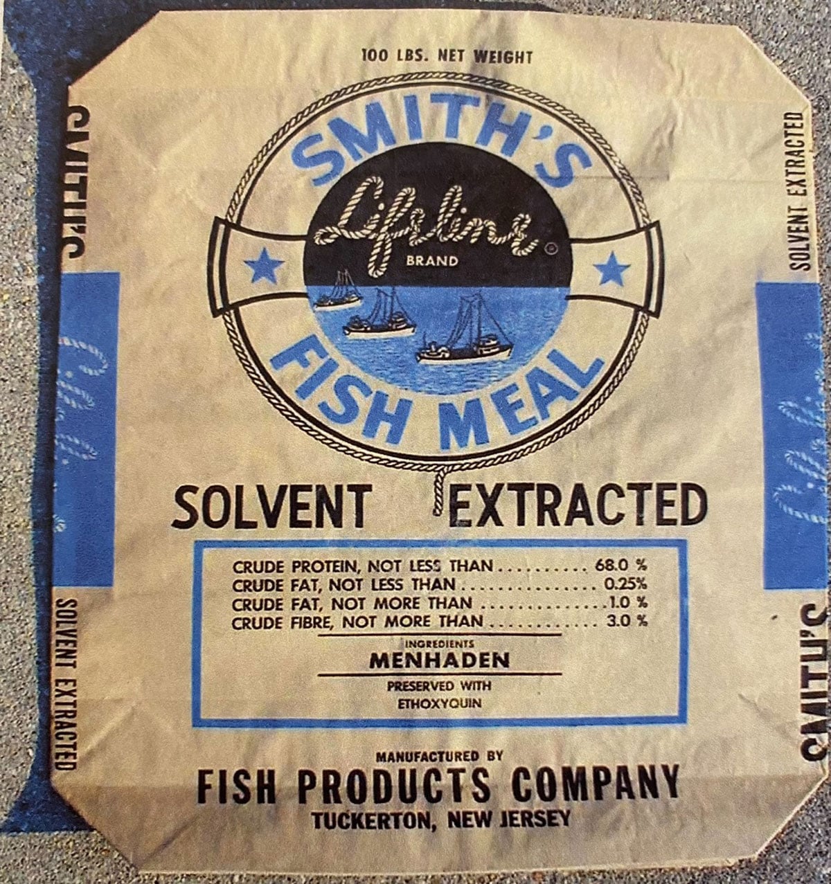 fish meal bag